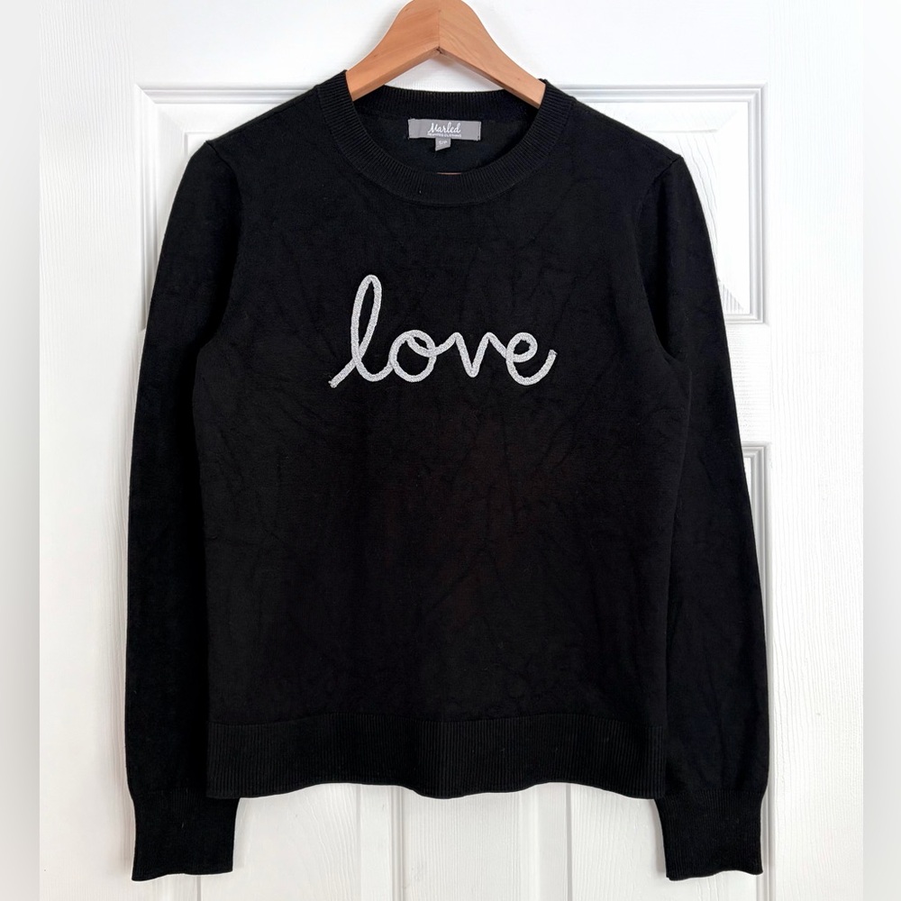 Marled “Love” Sweater Size S